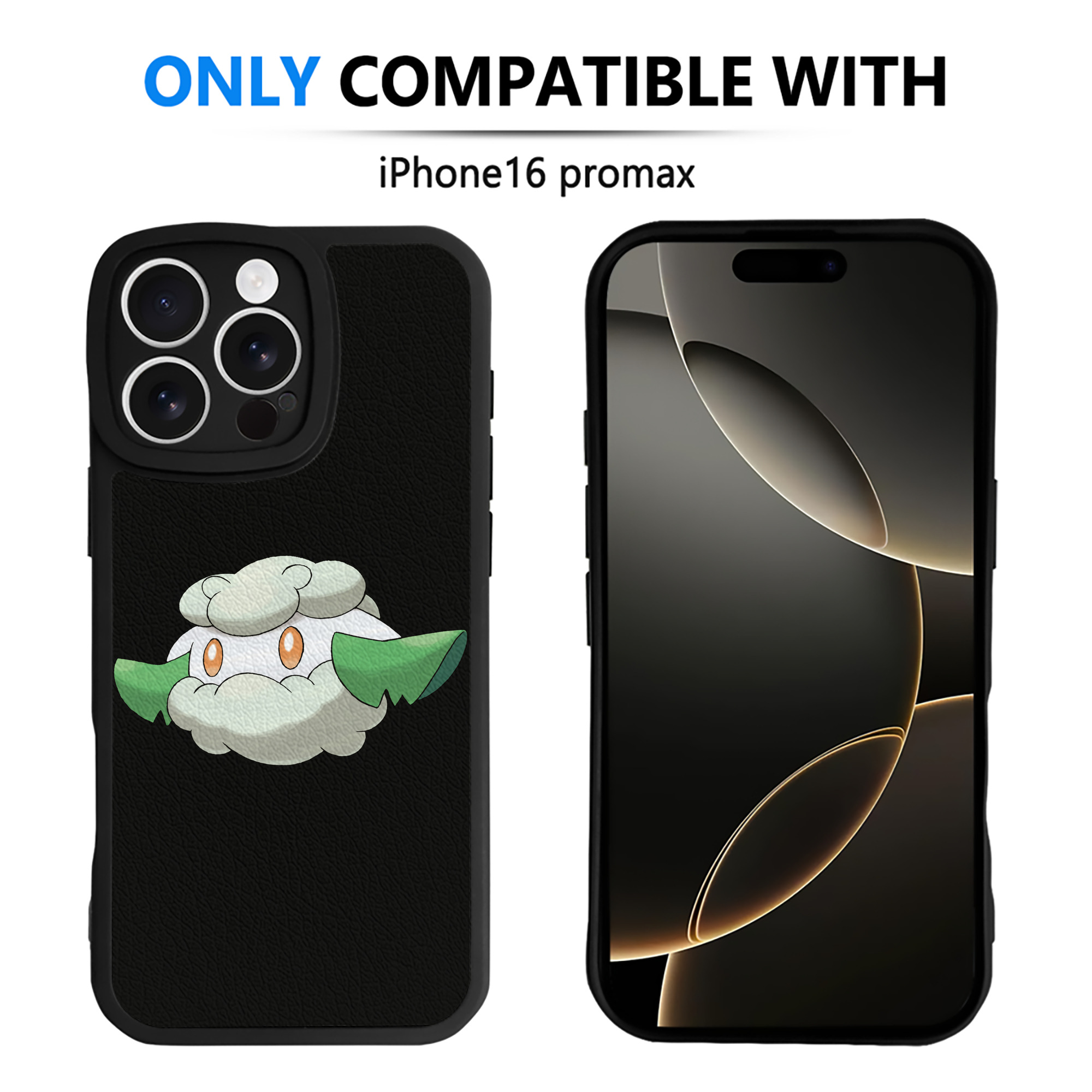 （画像用） ポケットモンスター Pokémon 【iPhone 16シリーズ対応】シリコンスマホケース（レザー調） 材質：シリコン